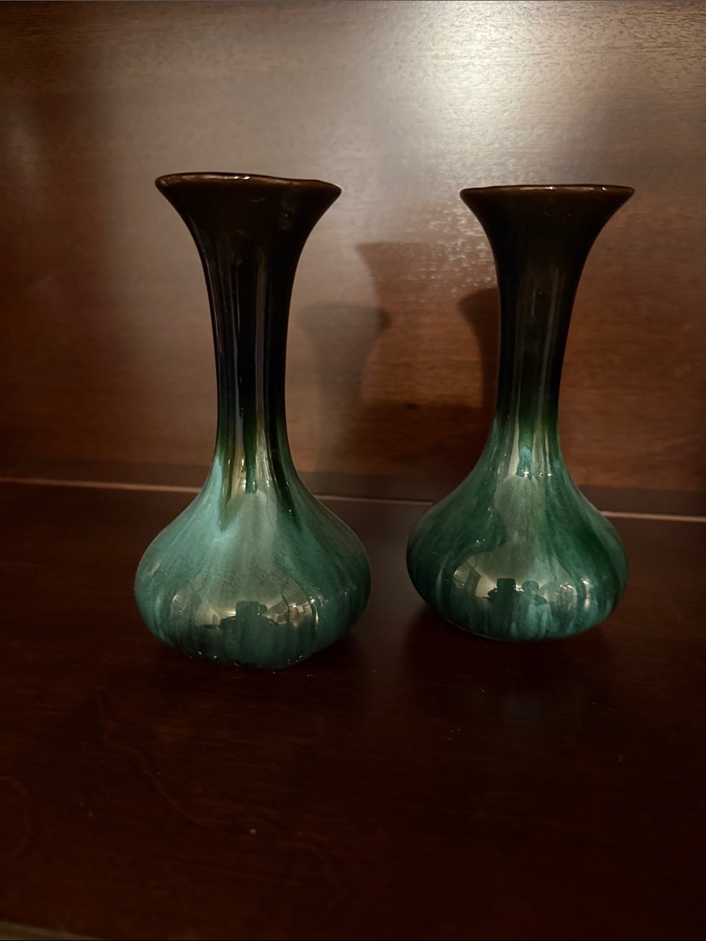 Blue Mountain Pottery Bud Vases - Pair